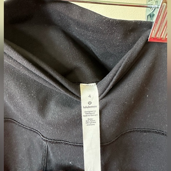 Lululemon Leggings Black Size 4 - Picture 2 of 4